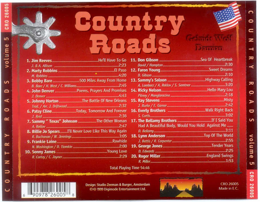 Country Roads  Vol 05 : Back